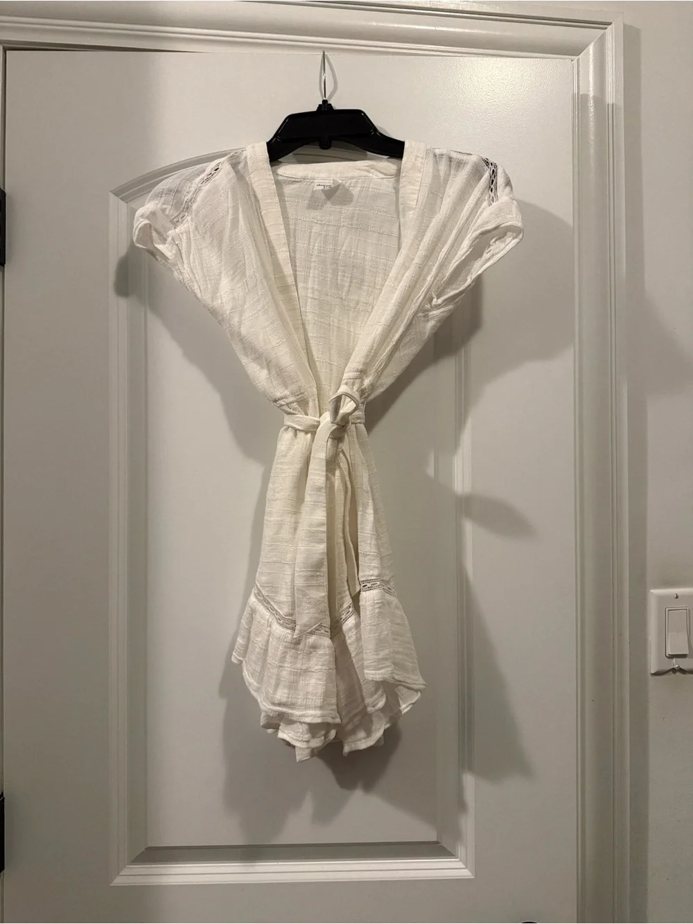 abercrombie kids Ivory Gauze Swim Coverup